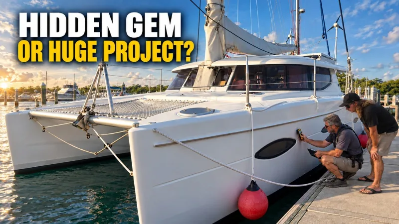 Offer on the catamaran